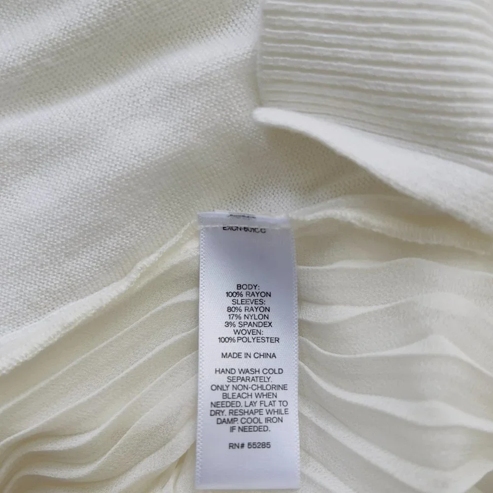 Express Women's White Comfortable and Chic Top Size XS - Picture 5 of 6